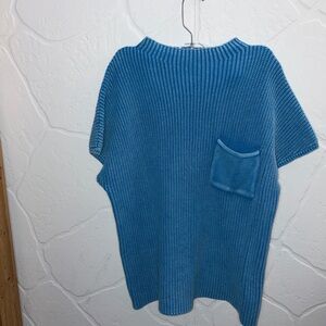 Zenana Outfitters Blue Short Sleeve Top